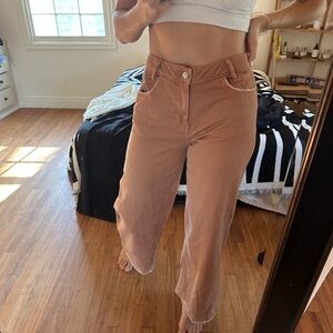 Forever 21 Rust/Brown Wide-Leg Pants